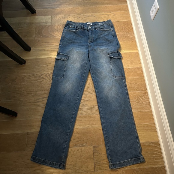 Nicole Miller SoHo jeans, size 6, high rise relaxed  straight - Picture 1 of 4